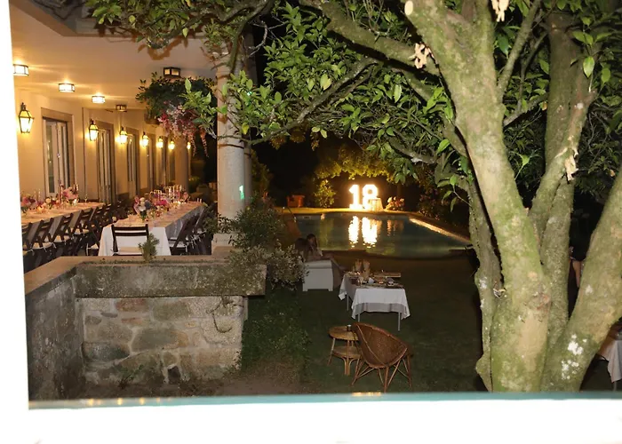 Celebration Or Event & At Casa Dos Macieis, Private Pool, Camino Santiago Direct Access & Optional Agritourism Facha